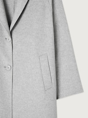 American Vintage Grey Dadoulove Longline Wool Coat - Image 4 of 4