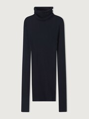 American Vintage Massachusetts Light Weight Stretch Long Sleeve Black T-Shirt - Image 3 of 4