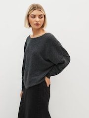American Vintage Relaxed Slouchy Knitted Jumper - Image 1 of 6