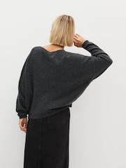 American Vintage Relaxed Slouchy Knitted Jumper - Image 2 of 6
