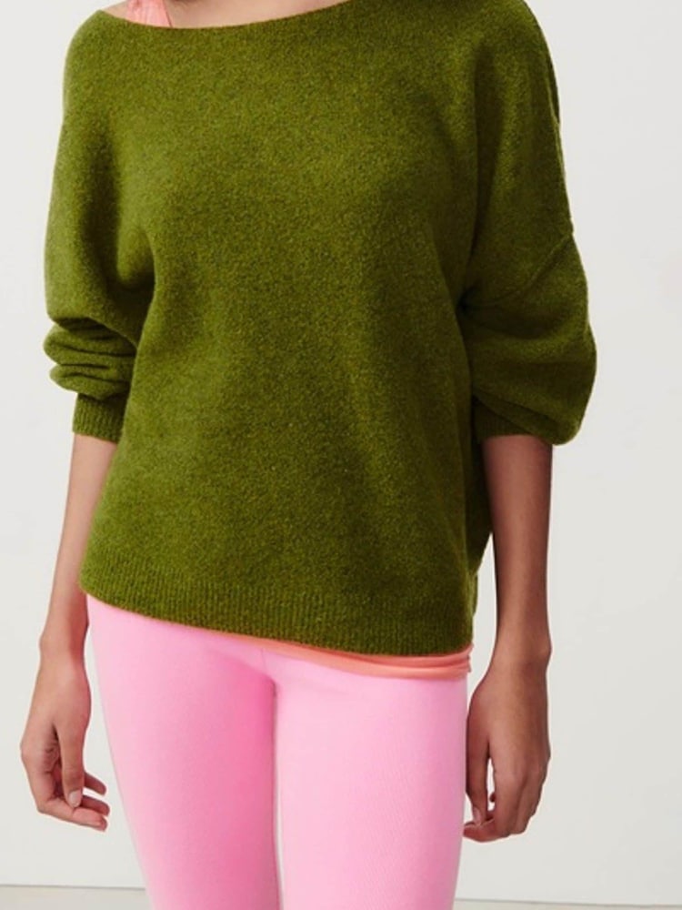 American Vintage Relaxed Slouchy Knitted Jumper - Image 1 of 4