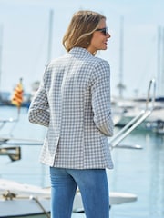Sosandar Grey Dogtooth Blazer - Image 2 of 5