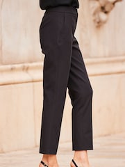 Sosandar Dark Black Tuxedo Trousers - Image 3 of 5