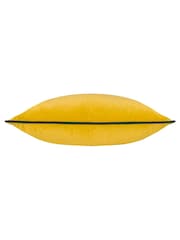 Furn Yellow Meridian Velvet 55cm X 55cm Cushion Cover - Image 5 of 6