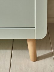 Sage Green Alix Kids Triple Wardrobe - Image 6 of 7