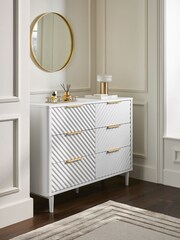 White Valencia Junior Kids Chest of Drawers - Image 1 of 10