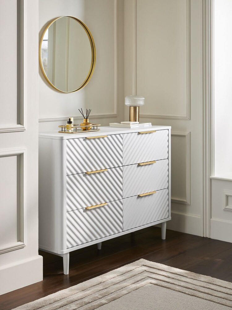 White Valencia Junior Kids Chest of Drawers - Image 1 of 10