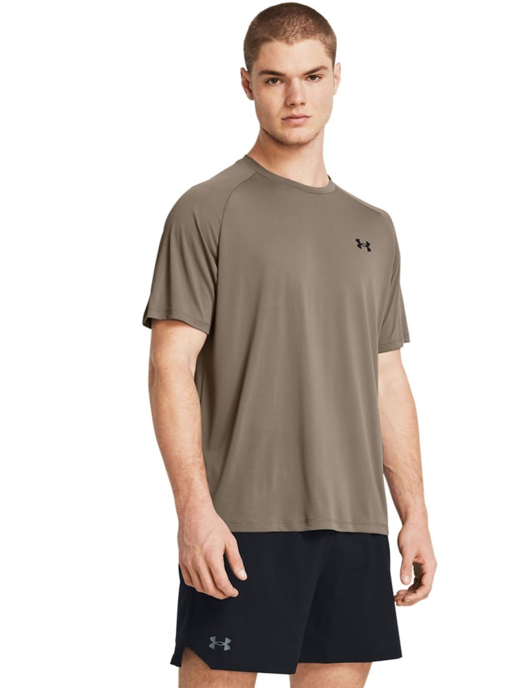 Серо-коричневый - Футболка Under Armour Tech 2 - Изображение 1 из 4