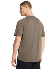 Серо-коричневый - Футболка Under Armour Tech 2 - Изображение 2 из 4