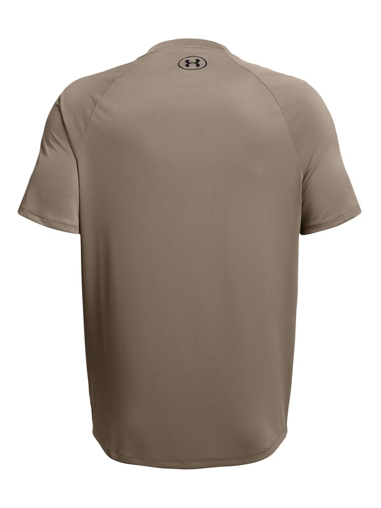 Серо-коричневый - Футболка Under Armour Tech 2 - Изображение 4 из 4