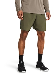 Under Armour Green Woven Wordmark Shorts - Image 1 of 4