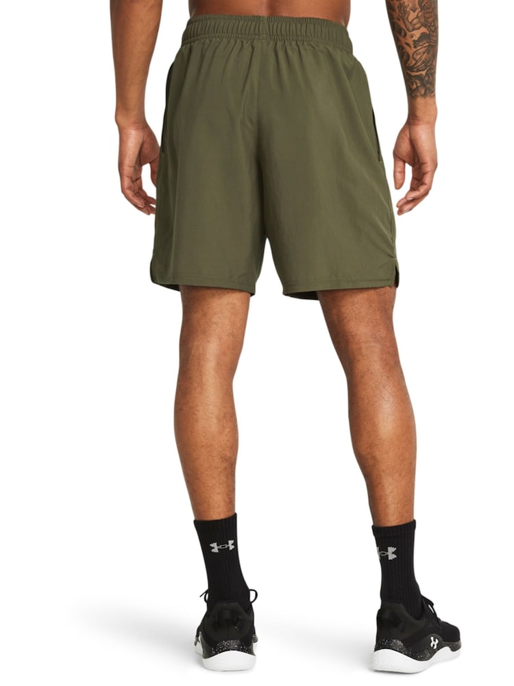Under Armour Green Woven Wordmark Shorts - Image 2 of 4