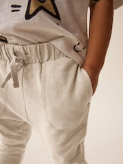 Stone Lightweight 100% Cotton Jersey Joggers (3mths-7yrs) - Image 4 of 8