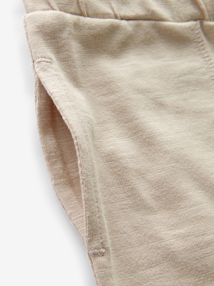 Stone Lightweight 100% Cotton Jersey Joggers (3mths-7yrs) - Image 8 of 8