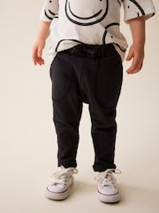 Anthrazitgrau - Leichte Jogginghosen aus 100 % Baumwolljersey (3M.-7J.) - Bild 1 von 6