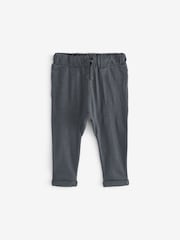 Anthrazitgrau - Leichte Jogginghosen aus 100 % Baumwolljersey (3M.-7J.) - Bild 5 von 6