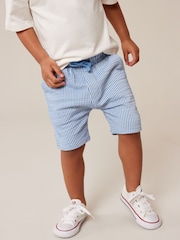 Blue Stripe Lightweight Jersey Shorts (3mths-7yrs) - Image 2 of 6