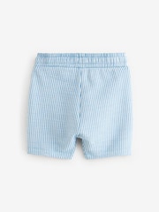Blue Stripe Lightweight Jersey Shorts (3mths-7yrs) - Image 5 of 6