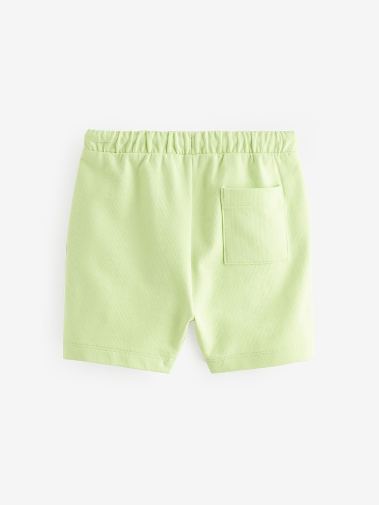Green 100% Cotton Jersey Shorts (3mths-7yrs) - Image 2 of 3