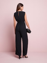 Black Cowl Neck Jumpsuit - Image 3 of 4