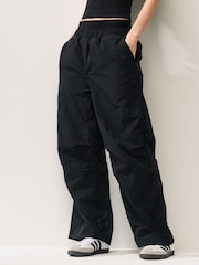 Black Nylon Track Boxer Trousers - Image 2 of 6