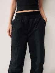 Black Nylon Track Boxer Trousers - Image 4 of 6