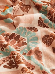 Brown Mini Tie Front Summer Dress - Image 6 of 6