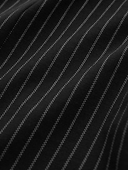 Black Stripe Jersey Blazer Mini Dress - Image 6 of 6