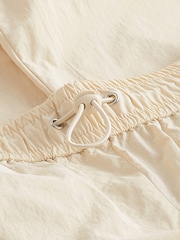 Natural/Ecru Side Stripe Nylon Track Joggers - Image 8 of 8