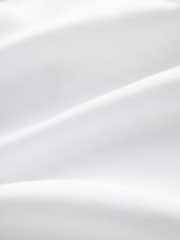 White Wide Leg Linen Blend Trouser - Image 6 of 6