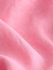 Pink Premium 100% Linen Top - Image 6 of 6