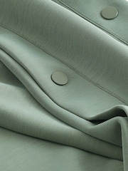 Khaki Green Soft Jersey Popper Side Trousers - Image 6 of 6