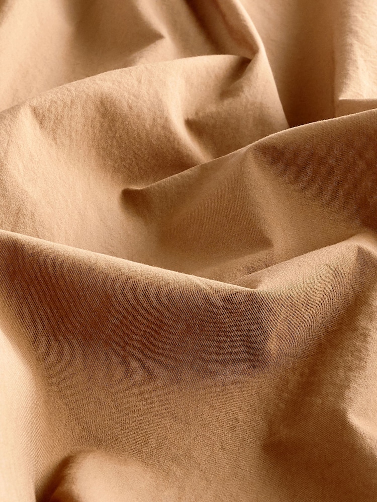 Stone Poplin Midi Shirred Waist Skirt - Image 6 of 6