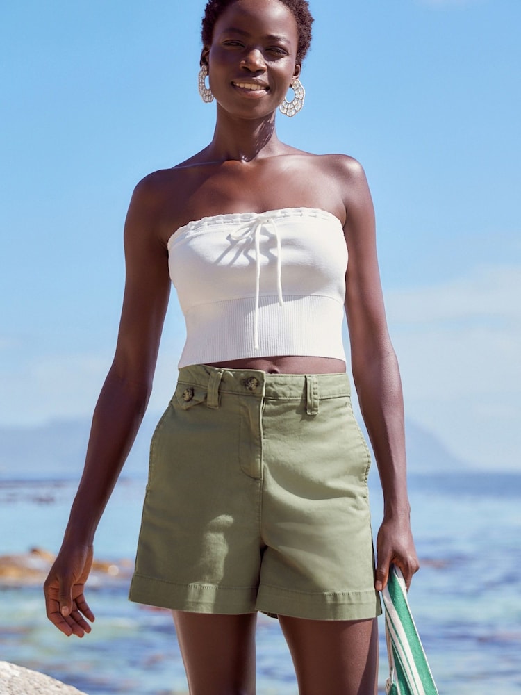 Khaki Green Boy Chinos Shorts - Image 1 of 6