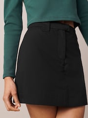 Black Mini Cotton Skort - Image 4 of 6