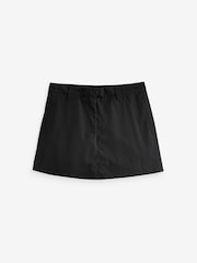 Black Mini Cotton Skort - Image 5 of 6