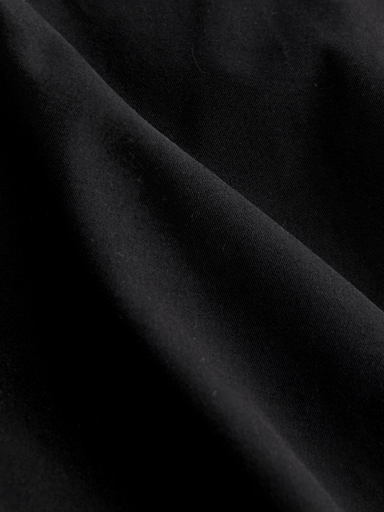 Black Mini Cotton Skort - Image 6 of 6