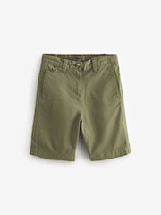 Khaki Green Chino Knee Length Shorts - Image 5 of 6