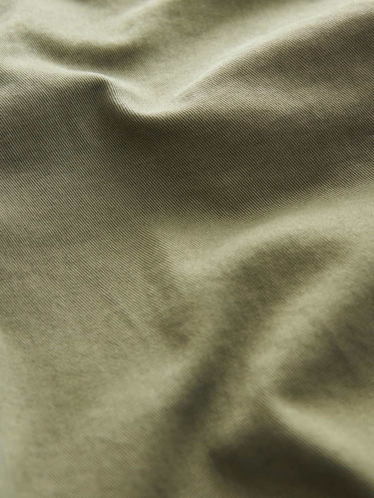 Khaki Green Chino Knee Length Shorts - Image 6 of 6