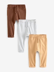 Minerals 100% Cotton Lightweight Joggers 3 Pack (3mths-7yrs) - Image 1 of 5