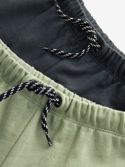 Khaki Green Utility Shorts 2 Pack (3mths-7yrs) - Image 5 of 5