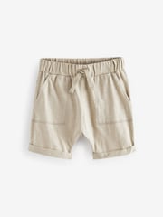 Monochrome Palm Trees All-Over Print Lightweight 100% Cotton Jersey Shorts 3 Pack (3mths-7yrs) - Image 2 of 6