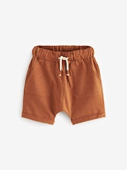 Ochre Yellow Stripe All-Over Print Lightweight 100% Cotton Jersey Shorts 3 Pack (3mths-7yrs) - Image 2 of 6
