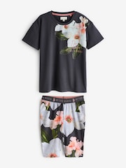 B By Ted Baker Cotton T-Shirt and Cycling Shorts Set - Image 10 of 12