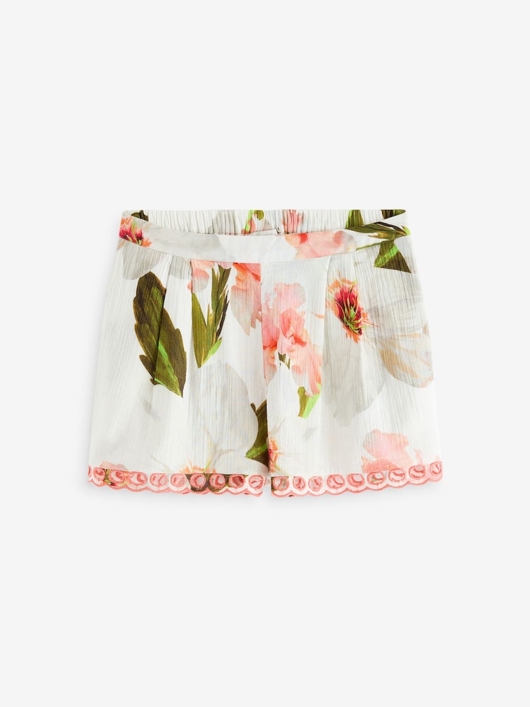 B by Ted Baker Ecru 100% Cotton Short Pyjamas Set - Image 11 of 11 B by Ted Baker Ecru 100% Cotton Short Pyjamas Set - Image 11 of 11