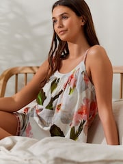 B by Ted Baker Ecru 100% Cotton Short Pyjamas Set - Image 4 of 11