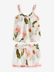 B by Ted Baker Ecru 100% Cotton Short Pyjamas Set - Image 9 of 11
