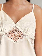 B by Ted Baker Bridal Satin Cami Ivory White Pyjamas Set - Image 6 of 13