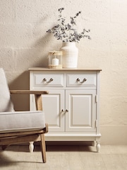 Interiors by Premier White Heritage 2 Drawer Sideboard - Image 1 of 6