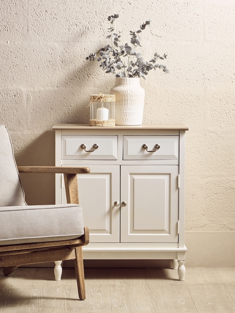 Interiors by Premier White Heritage 2 Drawer Sideboard - Image 1 of 6